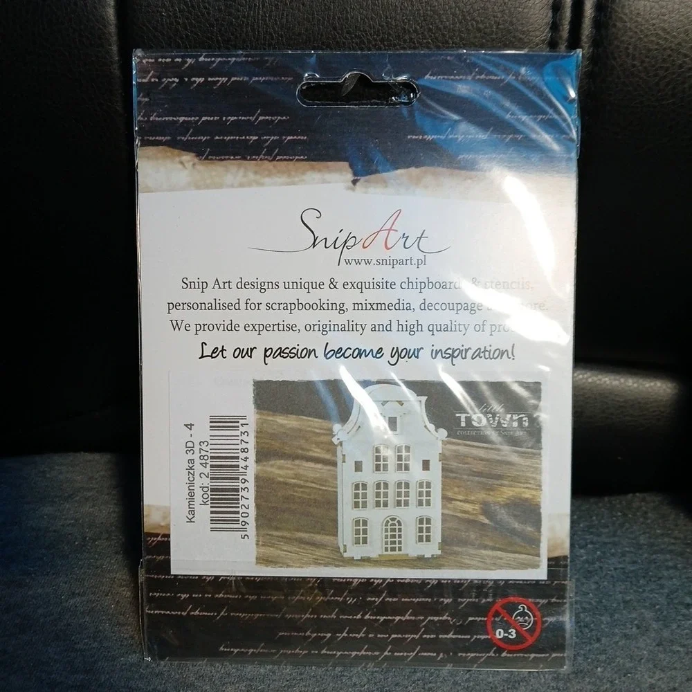Snipart Laser Cut Design Wood Chip Board Buildings‎ 4 New Packages & Extra Parts